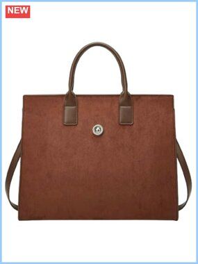 Suede Tote Handbag Large Shoulder Bag Crossbody Purse Adjustable Strap